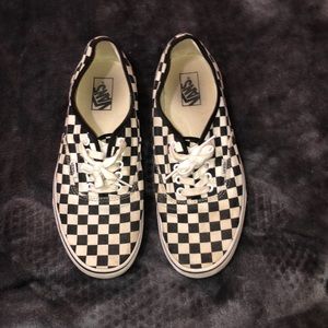 checkered vans